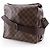 Borsa a tracolla Louis Vuitton Naviglio in tela Damier Marrone - vista 2