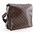 Borsa a tracolla Louis Vuitton Naviglio in tela Damier Marrone - vista 3