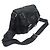 Prada Bolso bandolera Black Re-Nylon Saffiano Triangle Negro - vista 3