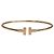 Tiffany & Co Bracciale sottile in filo oro rosa