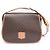 Céline Borsa a tracolla e borsa crossbody in tela Macadam Marrone - vista 11
