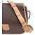 Céline Borsa a tracolla e borsa crossbody in tela Macadam Marrone - vista 4