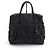 Prada Borsa a Spalla e Borsa Tote Napa Gaufre Nero - vista 3