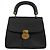 Burberry Leder-Tote-Tasche mit Tragegriff Medium Schwarz