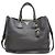 Prada Borsa Tote Vitello Daino a Spalla Nera Nero - vista 4