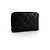 Chanel Tarjetero de piel caviar con cremallera plateada Negro - vista 2