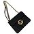 Gucci Kleine Schultertasche mit ineinandergreifender Kette Schwarz