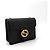 Gucci Kleine Schultertasche mit ineinandergreifender Kette Schwarz - Ansicht 4