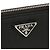 Prada Cartera larga Saffiano Triangle con cremallera Negro - vista 6