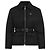 Prada Giacca in nylon con piumino d'oca e cintura Nero - vista 2