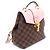 Louis Vuitton Clapton Damenrucksack aus Damier Ebene Canvas Pink - Ansicht 2