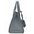 Prada Piccola borsa tote e a tracolla in pelle Saffiano monocromatica Sky Blue - vista 4
