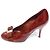 Salvatore Ferragamo Décolleté Carla Wine Patent da donna Rosso - vista 4