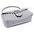 Gucci Piccola borsa a tracolla GG Marmont in matelassé chevron grigio Marrone - vista 5
