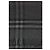Burberry Karoförmiger Kaschmir-Schal Charcoal Braun