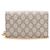 Gucci Mini borsa a tracolla con catena GG Supreme Canvas Cherry Marrone - vista 3