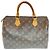 Louis Vuitton Monogram Speedy Tote Bag Braun