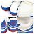 Louis Vuitton Sneakers LV Trainer da uomo Bianco Blu Rosso - vista 7