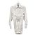 Prada Mini-Kleid aus Popeline mit Dreieckslogo Weiß - Ansicht 4