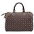 Louis Vuitton Bolso Tote Monogram Mini Rinse Speedy Castaño - vista 3