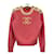 Chanel Cashmere-Strickpullover mit CC-Logo Rot  - Ansicht 4