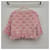 Chanel Maglione in maglia in tweed con girocollo Rosso  - vista 7