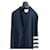 Thom Browne Offener Spitzenstrickjacke Blau - Ansicht 8