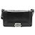 Chanel Black Leather Boy Bag Medium Shoulder Bag
