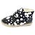 Chanel Espadrillas da donna in tweed nero verniciato con logo CC - vista 3