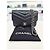 Chanel Borsa a tracolla e crossbody classica in caviar chevron Nero - vista 12