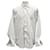 Hermès Camisa de algodón a rayas Plata  - vista 1