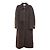 Thom Browne Abrigo Mustang de shearling Negro - vista 4