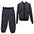 Louis Vuitton Giacca da tuta reversibile Monogram Nero - vista 4