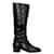 Chanel Botas largas acolchadas Negro