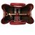 Burberry Vermont Check Leder Mini Tasche Rot - Ansicht 4