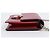 Gucci Mini bolso cartera con cadena de cuero entrelazado Rojo Roja - vista 4