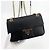 Prada Borsa a Spalla Saffiano Chain Flap Nero - vista 4