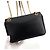 Prada Borsa a Spalla Saffiano Chain Flap Nero - vista 5