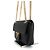 Prada Borsa a Spalla Saffiano Chain Flap Nero - vista 6