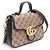 Gucci Borsa Tote Mini in tela Marmont Top Handle e borsa a tracolla - vista 2