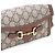 Horsebit 1955 Gucci Mini borsa a tracolla e crossbody in tela GG Supreme Horsebit Marrone - vista 5
