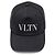 Valentino Cappellino da baseball da uomo con logo stampato Nero
