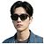 Gucci Rechteckige Unisex-Sonnenbrille aus Acetat Asian Fit Mehrfarben