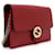 Gucci Borsa a tracolla Mini Flap con Interlocking GG e catena Rosso - vista 3