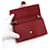 Gucci Borsa a tracolla Mini Flap con Interlocking GG e catena Rosso - vista 5