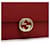 Gucci Borsa a tracolla Mini Flap con Interlocking GG e catena Rosso - vista 9