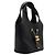 Chanel Piccola borsa tote in pelle di vitello nera con logo CC dorato Nero - vista 4