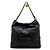 Chanel Borsa a tracolla in metallo dorato media Nero - vista 2