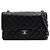 Chanel Borsa a tracolla con catena argentata Nero - vista 2