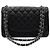 Chanel Borsa a tracolla con catena argentata Nero - vista 5